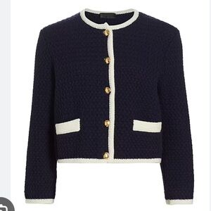 Nili Lotan Perah Wool Jacket Cardigan size S